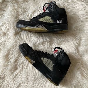 NIKE AIR JORDAN 5 Retro Black Metallic